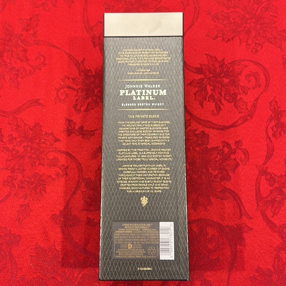 Very RARE 2014 Johnnie walker platinum label, aged 18 years empty box and sleeve - Picture 4 of 12